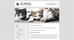 Desktop Screenshot of cat-writer.co.uk